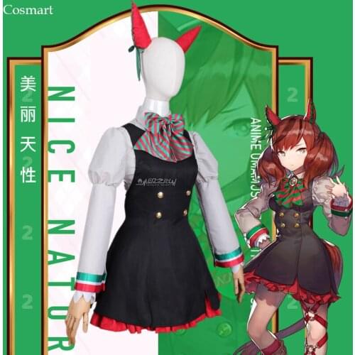 Game Horse Collection Pretty Derby Nice Nature SJ Dress Uniform Cosplay Costume Halloween Carnival Party Suit For Women New