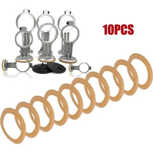 10pcs Rubber Pump Piston Rings Insulated Air Compressor Piston Rings For Air Compressor 550/600/750/950W Good Replacements