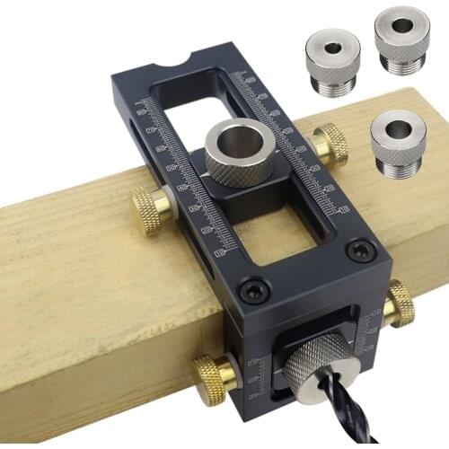 Concealed Flat Head Cross Pocket Hole Jig Hole Puncher Locator Doweling Jig For DIY Furniture Connecting Carpentry Tools