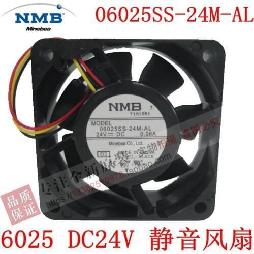 NEW NMB-MAT NMB 2410ML-05W-B39 06025SS-24M-AL 6025DC24V 3lines FOR FANUC cooling fan