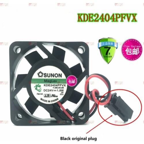 New original KDE2404PFVX 24V 1.9W 4010 4CM 2/3 line mute inverter cooling fan