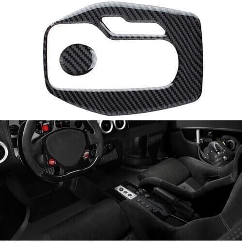 Carbon Fiber Car Interior Gear Shift Panel Cover Trim Sticker for Chevrolet Camaro 2017-2019 Car Styling
