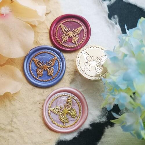 Butterfly Wax Seal Stamp , Sealing wax stamp, wax stamp, sealing stamp Envelope seal DIY sealing wax wedding stamp vintage
