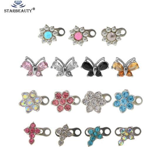 1Pc Micro Dermal Piercing Titanium Stainless Steel Crystal Dermal Anchor Piercings Top Dermal Anchor Skin Diver Surface Piercing