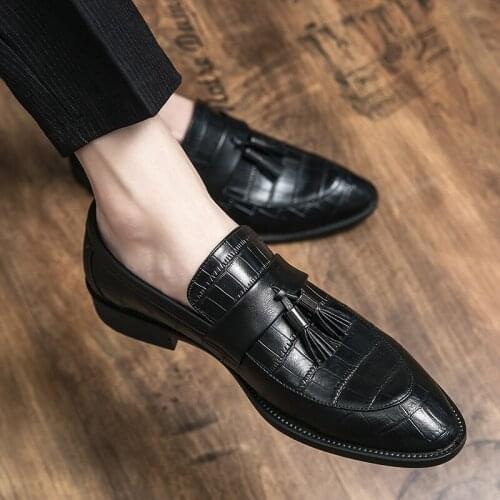 2021 Chaussure home mens leather casual shoes classic youth trend mens versatile breathable flat shoes zapatillas hombre Eur44