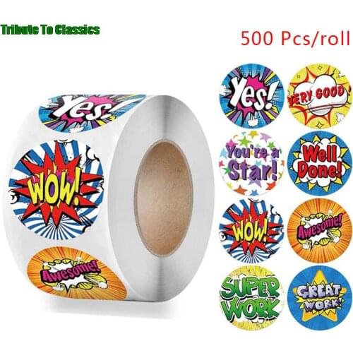 25mm/1inch Childrens Stickers 500 Stickers For Children On Scrapbook Phone Laptop Gifts