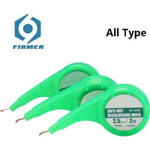 5pcs DP-033 series 5 types Multi-function suction wire with tin removal with anti-hot desoldering wick suction tool
