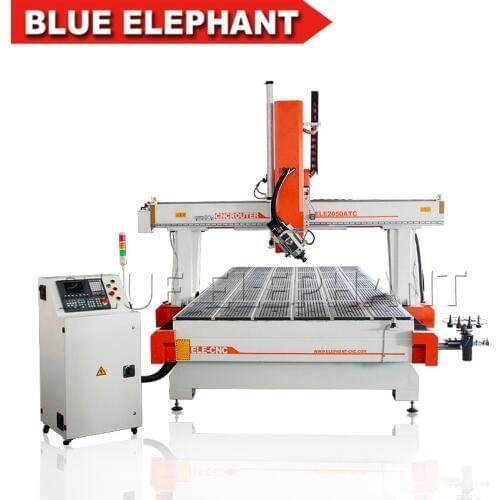 Big machine ELE2050 4axis cnc router with carousel tool changes