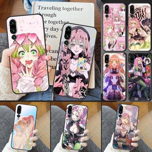 Demon Slayer Kanroji Mitsuri Phone case For Huawei P Mate P10 P20 P30 P40 10 20 Smart Z Pro Lite 2019 black pretty prime tpu