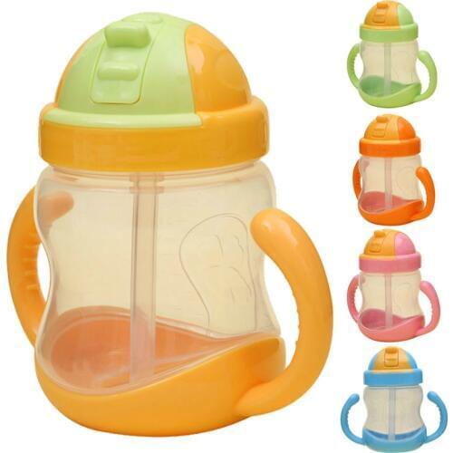 Baby Bottle Feeding Bottle Nursing Bottle Baby Sippy Cups Kids Drinking Bottles Infant Children Learn Drinking