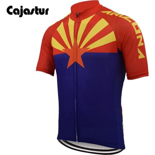Arizona cycling jersey short sleeve cycling tops bike wear clothing maillot Bicycle clothes cajastur