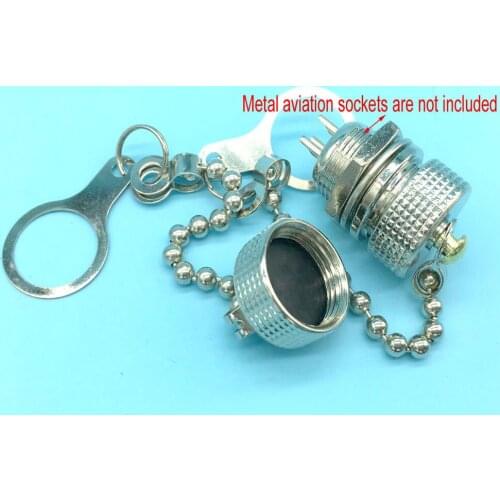 5PCS GX12 GX16 GX20 Aviation Connector Plug Cover Waterproof Dust plastic/metal Cap Circular Connector Protective Sleeve