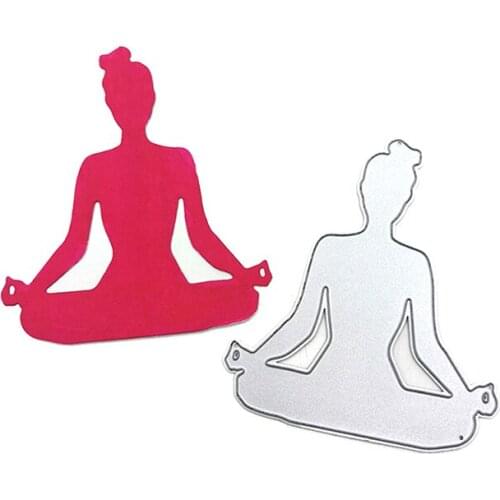 Julyarts Do Yoga New Cutting Dies for 2021 Stencils for Diy Scrapbooking For DIY Embossing Scrapbook Album Paper Card Decoration