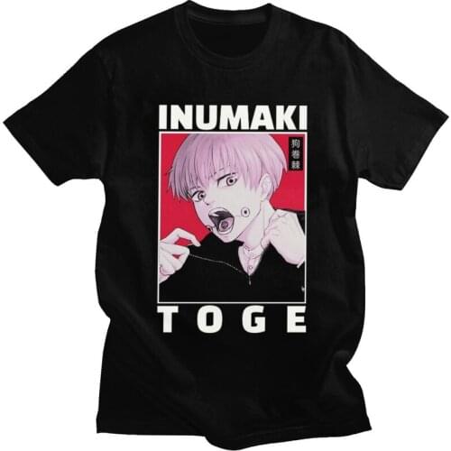 Classic Jujutsu Kaisen Toge Inumaki T Shirts Men Short Sleeve Anime Manga T-shirt Graphic Tee Tops Pure Cotton Tshirt Merch