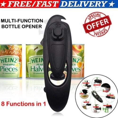 Jar Can Kitchen All In One Bottle Opener Gadget Multifunction Manual Tool