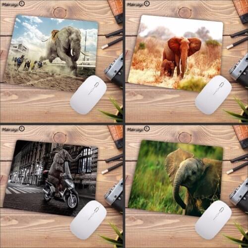 Mairuige Cute Elephant Animals Gaming Keyboard Mouse Pad For DOTA2 LOL Large Gamer Mause Desk pad Laser Mat