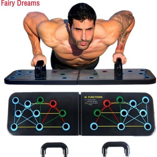 Multifunctional 10 in1 Push Up Board Body Building Equipment Home Fitness Chest Muscle Exercise Training System Indoor Sport