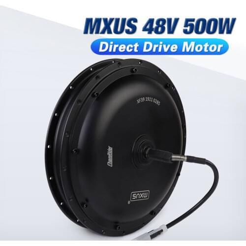 48V 500W Direct Drive Gearless Hub Motor E-bike Motor Front Motor Rear Cassette Motor Optional MXUS Brand XF39 XF40 freehub