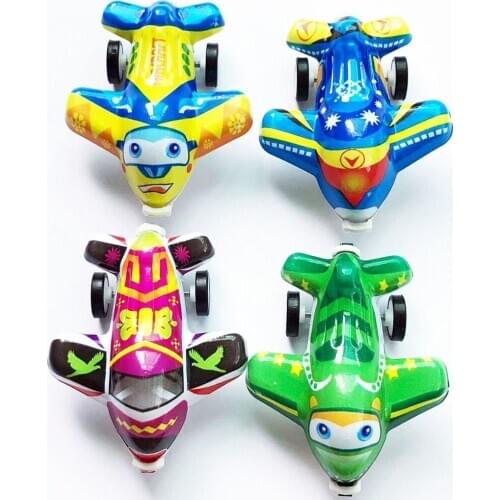 New Cute Cartoon Animals Model Mini Plane Toy Pull-back Style Educational Toy for Kids Toddlers