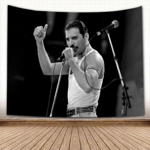 New Freddie Mercury Wall Hanging Tapestry Home Party Decorative Tapestries Photo Background Cloth Table Cloth Wall Tapestry