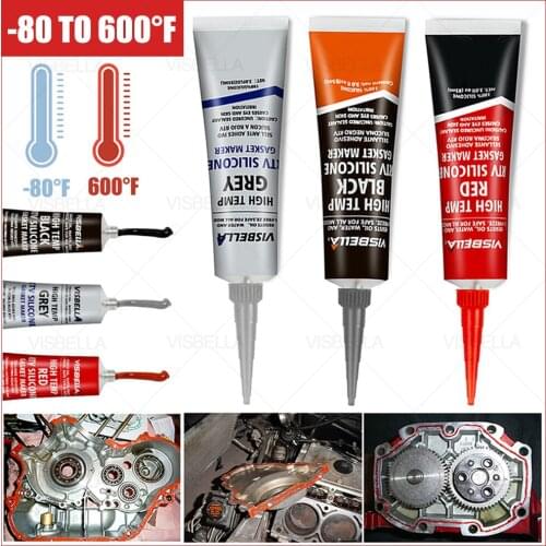Equipment Repairing Adhesive Super Glue RTV Neutral Sealant Silicone Strong Paste High Temperature Engine Filler Paste 85g