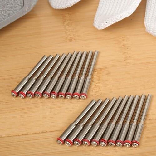 20Pcs 3.175mm Polishing Wheel Cutting Disc Mandrels For 2.0mm Dia Wheel Cutting Wheel Holder For Dremel Rotary Tool