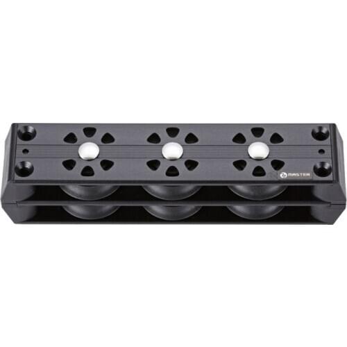 Sailboat Dinghy 51mm 2 Inch Triple Sheaves Deck Organizer Midrange Boat Block DE-0523F