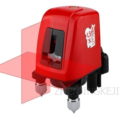 Portable High Precision Laser Spirit Level Mini Building Indoor Rotatable Caster 2 Lines Decoration With Highlights Wall Mount