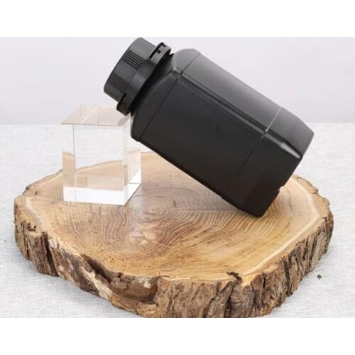 4PCS of 500ML Empty Square Bottle with Inner Cover HDPE Material Refillable Lotion Food Grade Storage Container