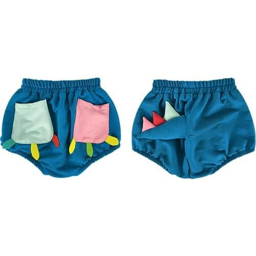 New style of shorts for baby PP shorts Dinosaur tail Cotton Animal pockets cute shorts toddler boy girls Cotton 2021