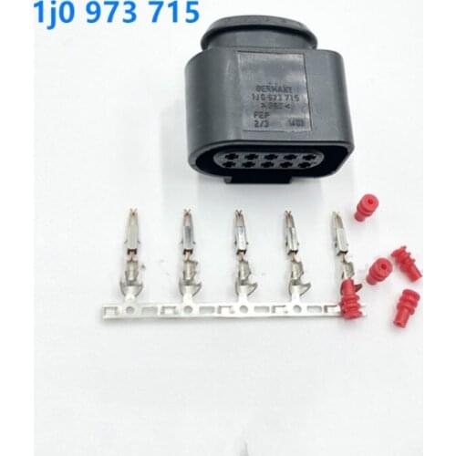Car door lock block/reversing radar plug harness connector for Volkswagen Passat Tiguan Touran For Audi A6L 1J0 973 715
