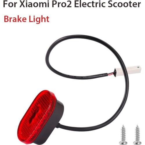 Brake Light for Xiaomi Electric Scooter Pro 2 Rear TailLight Lamp LED Skateboard Stoplight Rear Fender Tail Lights Parts