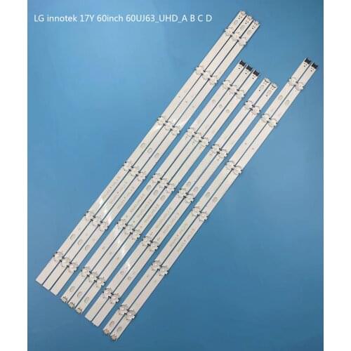 LED backlight strip 11 lamp for LG 60'' TV 60UJ6300 60UJ6050 60UJ634V Innotek 17Y 60inch _A 60UJ63_UHD A B C D EAV63673006