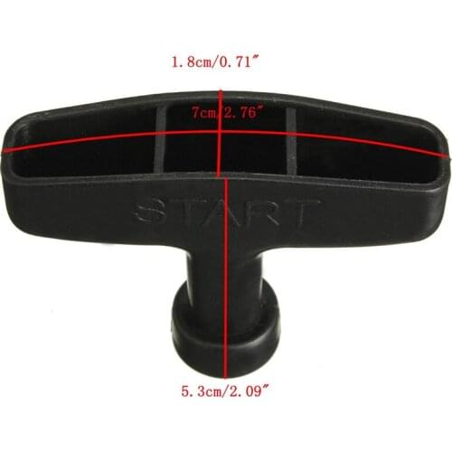 Universal Chainsaw Lawnmower Engine Recoil Starter Pull Handle Rope Useful Tool (Size: 98 mm)