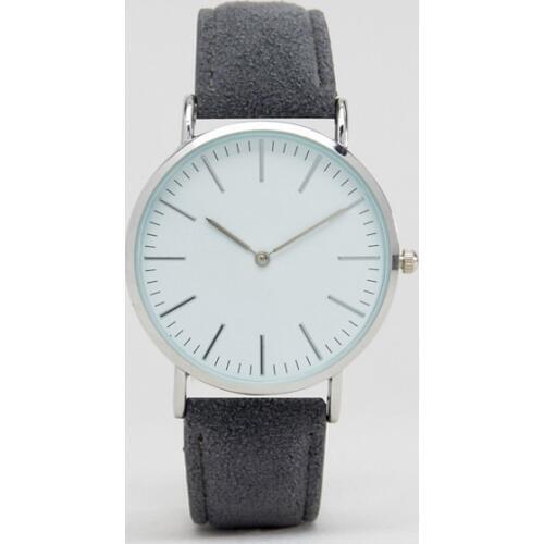Quartz Watch Wool Strap Wristwatch Women