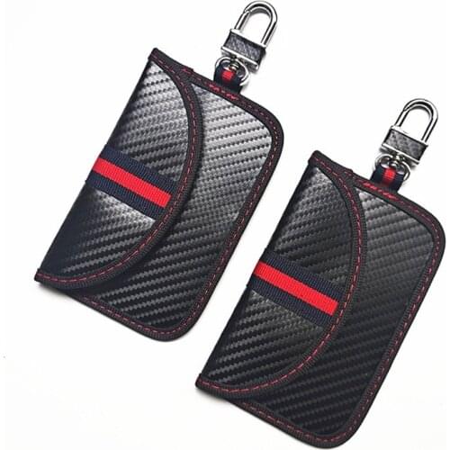 2 Pack Faraday Bag Car Key RFID Signal Blocking Pouch Key Case for Car Security Anti-Theft Remote Entry Smart Fobs Protection