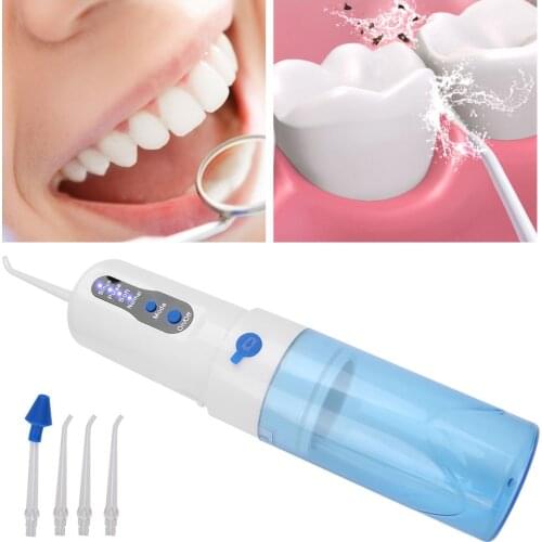4Mode Electric Oral Irrigator Water Flosser Portable USBCharging Home Teeth Cleaning Device Remove 99%Plaque Prevent Tooth Decay