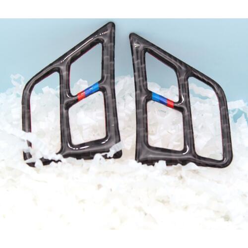 For BMW 3 Series E90 2005 2006 2007 2008 2009 2010 2011 2012 Car-styling Steering Wheel Button Carbon Fiber Cover Decor