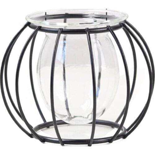 Hydroponic Container Metal Plant Holder Party Furniture Decoration Gold Nordic Styles Multifunction Black NEW Flower Storage