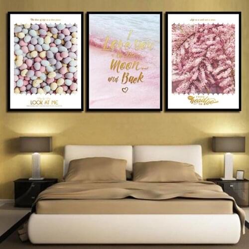 Colorful Plumeria Beach Flower and Love 3p KIT Canvas Painting Modern Home Decoration Living Room Bedroom Wall Decor Picture