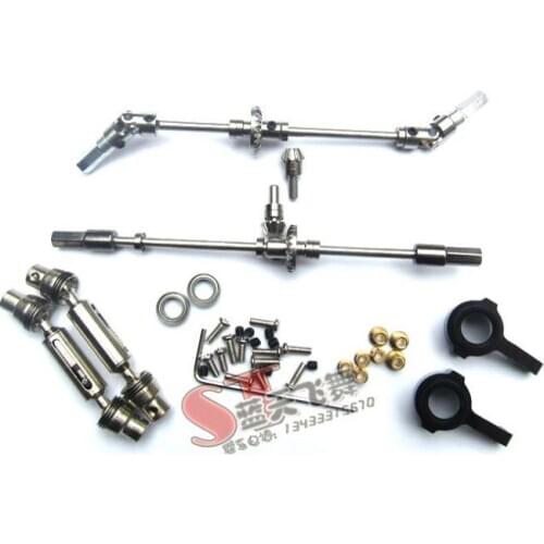 MN Model 1:12 D90 D91 WPL B14 B24 B16 C14 C24 B36 RC car spare parts Metal universal joint steering cup drive shaft