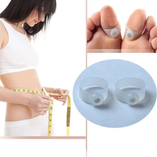 Soft Silicone Magnetic Toe Ring Keep Slim Fitness Weight Loss Slimming Magnetic Toe Ring Slimming Weight Loss Ring