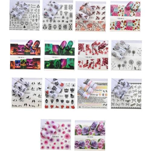 Multi Pattern Cartoon Animal Dream Catcher Nails Art Sticker 3D Nail Wrap Sticker Tips DIY Manicure Stickers Tools