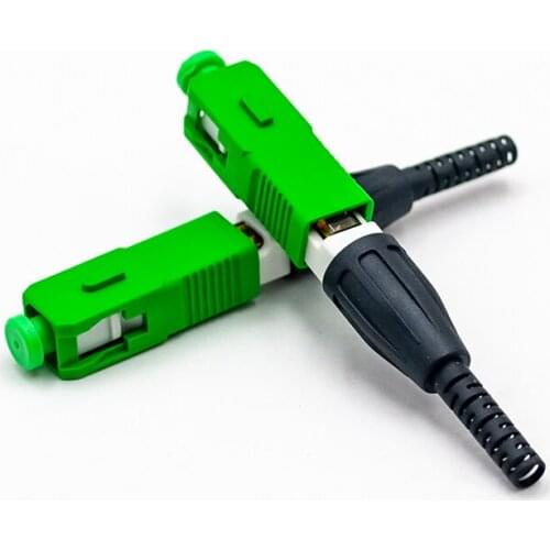 Wholesale ESC920H SC APC SC UPC Fast Connector Mechanical Fiber Optic Quick Connector-Fiber Pre-embedded Less than 0.3dB