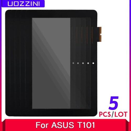 5 Pcs 10.1" Touch Panel For ASUS Transformer Book T101HA T101H T101 Touch Screen Outer Glass Panel Digitizer Monitor Replacement