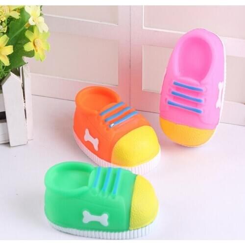 Dog Shoes Toys Funny Cute Sounding Squeaker Chew Toys For Dog Pet Supplies Small Puppy Kitten Toys Pet Supplies