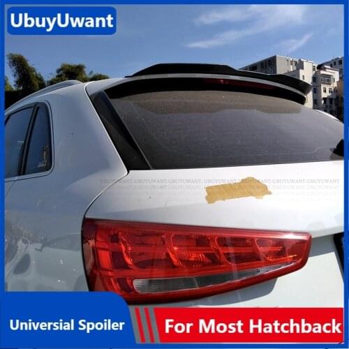 UBUYUWANT Rear Roof Lip Spoiler 2013 - 2016 For Audi Q3 ABS Car Tail Wing Decoration Universal Hatchback Spoiler For Q5 Q7 Q2