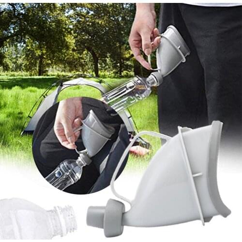 Unisex Portable Man Women Urinal Funnel Camping Hiking Travel Urine Urination Device Outdoor Potty Pee Funnel Standing Toilet