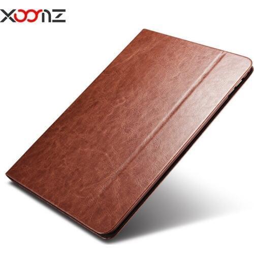 XOOMZ Fashion Retro Business PU Leather Foldable Stand Smart Protective Case Cover For Apple iPad Air2 9.7"Shockproof Case Shell