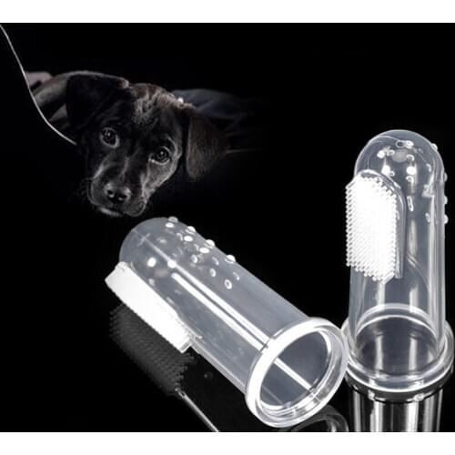Pet Toothbrush Teddy Dog Brush Off Bad Breath Tartar Teeth Care Dogs Cat Cleaning Supplies Pet Tooth Brush Super Soft Toothbrush